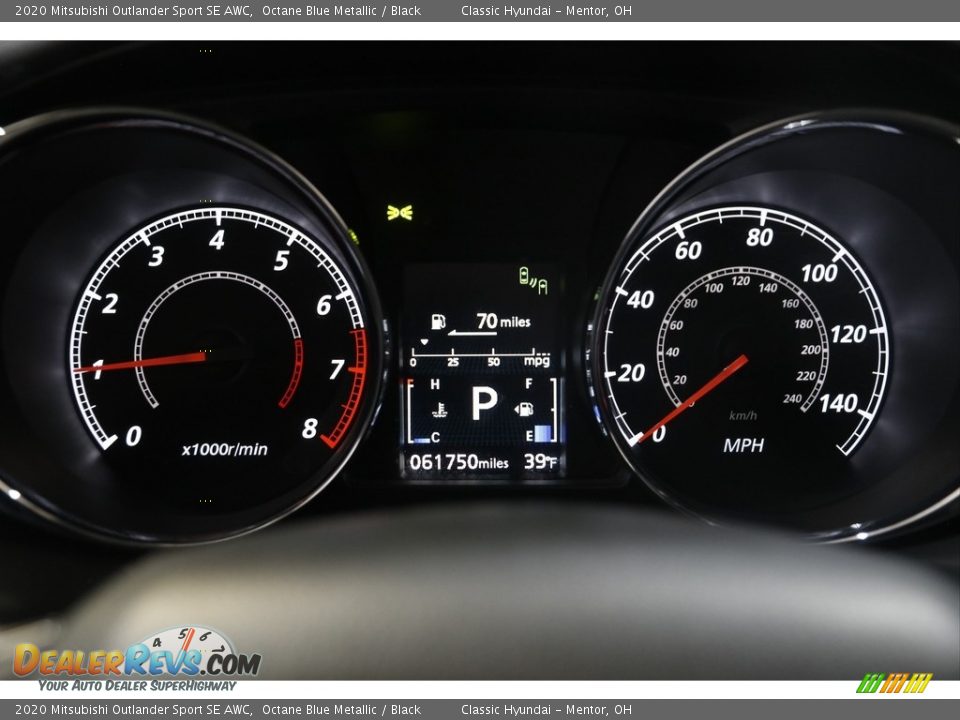 2020 Mitsubishi Outlander Sport SE AWC Gauges Photo #8