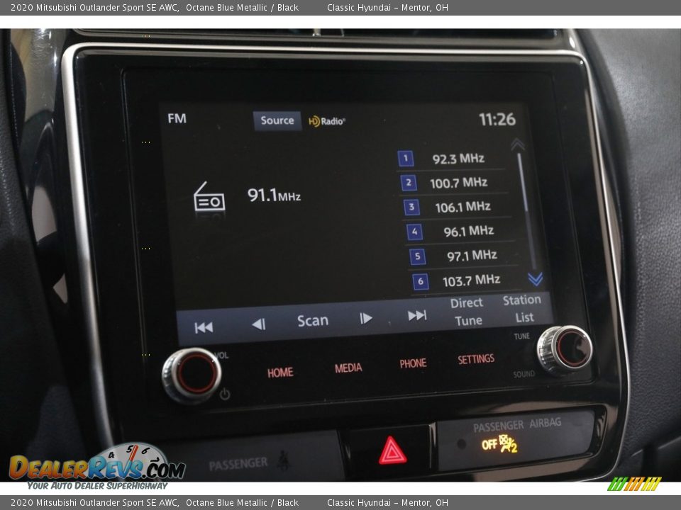 Audio System of 2020 Mitsubishi Outlander Sport SE AWC Photo #10