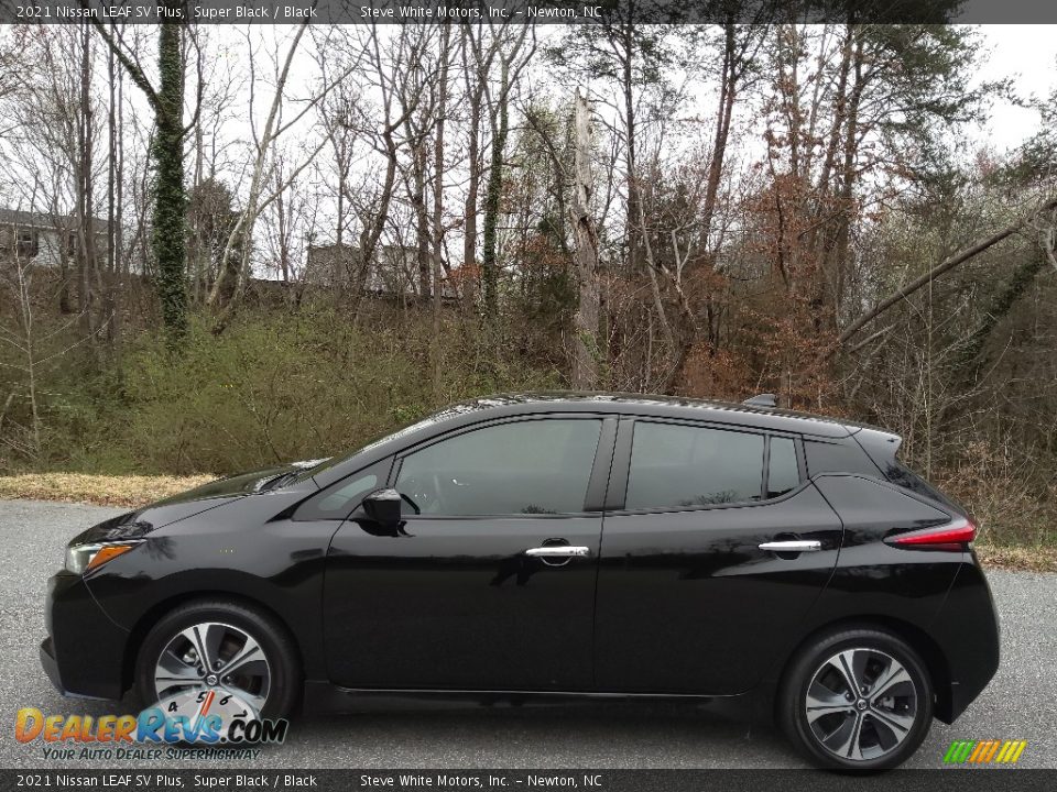 Super Black 2021 Nissan LEAF SV Plus Photo #1