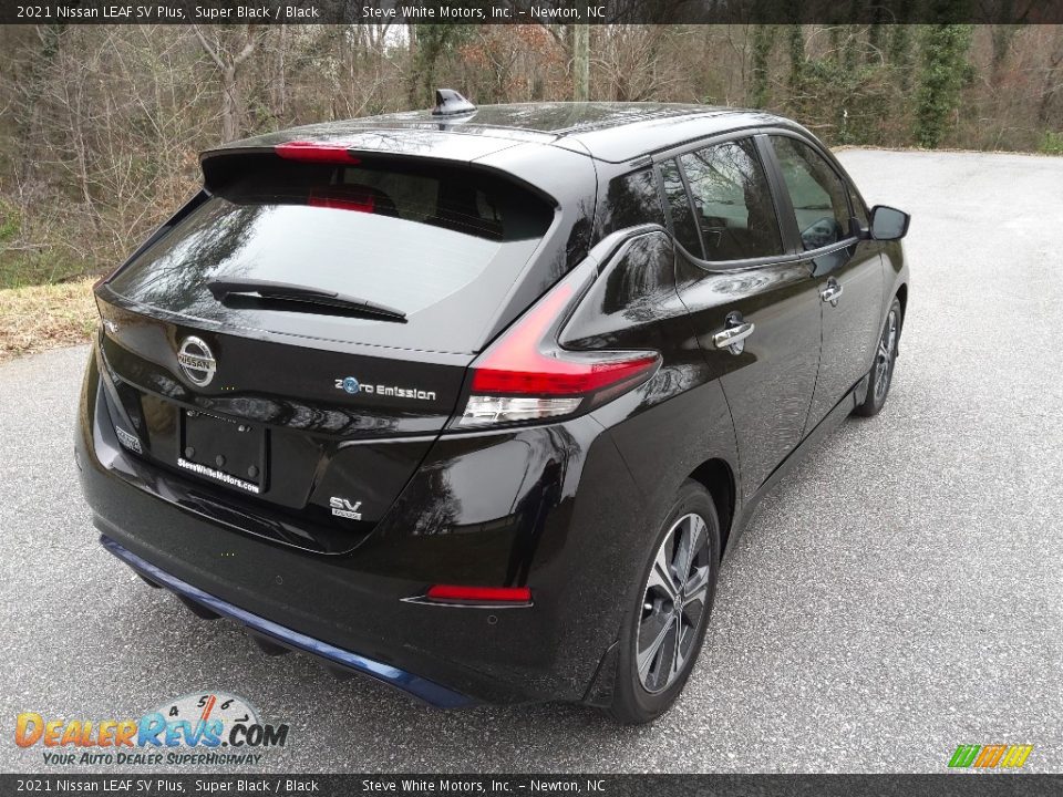 2021 Nissan LEAF SV Plus Super Black / Black Photo #7