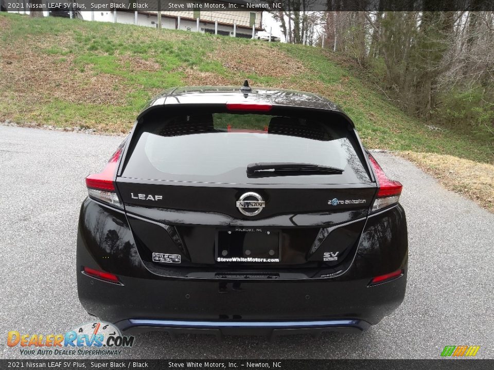 2021 Nissan LEAF SV Plus Super Black / Black Photo #8