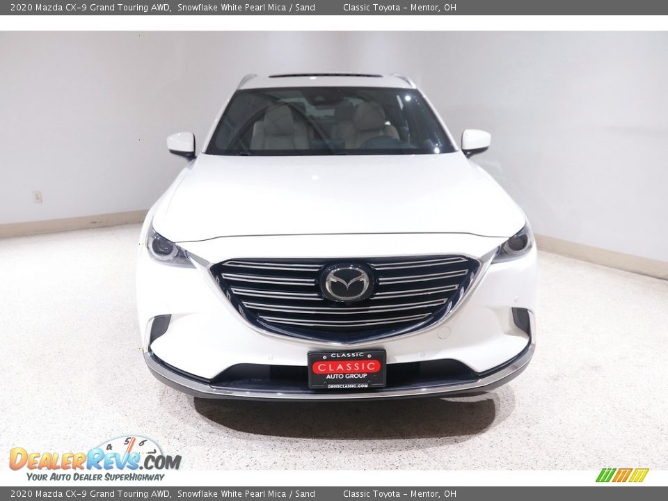 2020 Mazda CX-9 Grand Touring AWD Snowflake White Pearl Mica / Sand Photo #2