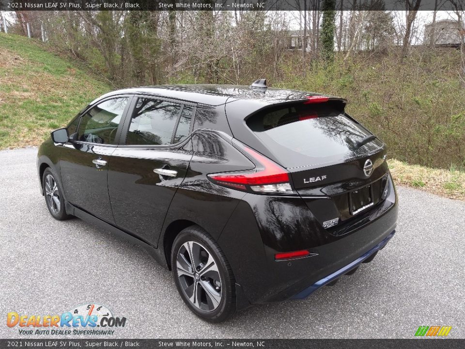 2021 Nissan LEAF SV Plus Super Black / Black Photo #9