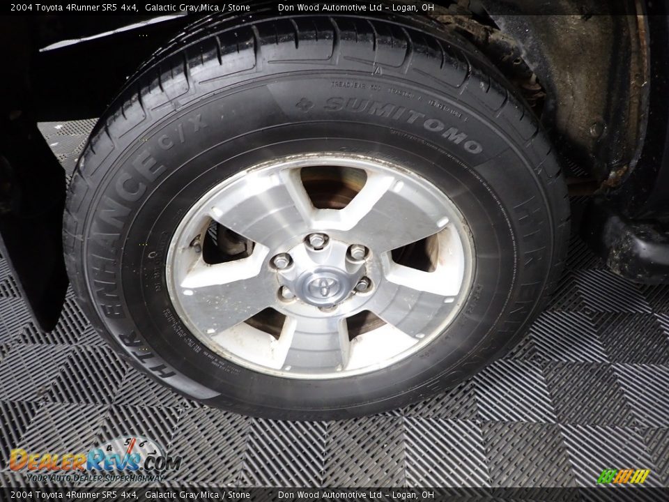 2004 Toyota 4Runner SR5 4x4 Galactic Gray Mica / Stone Photo #24