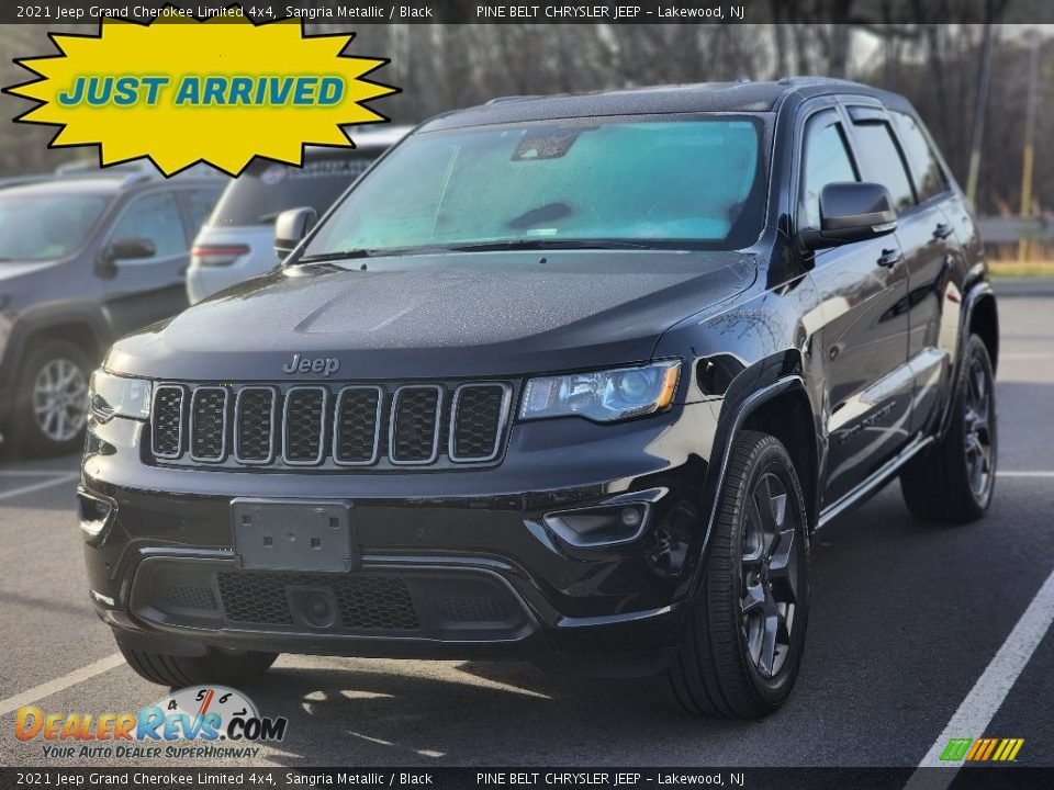 2021 Jeep Grand Cherokee Limited 4x4 Sangria Metallic / Black Photo #1