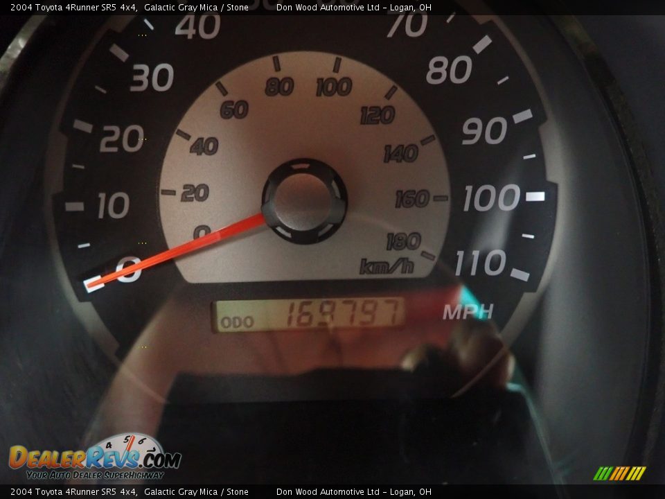 2004 Toyota 4Runner SR5 4x4 Galactic Gray Mica / Stone Photo #25