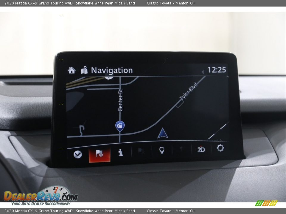 2020 Mazda CX-9 Grand Touring AWD Snowflake White Pearl Mica / Sand Photo #10