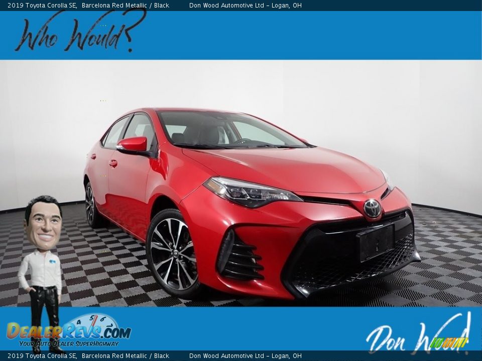 2019 Toyota Corolla SE Barcelona Red Metallic / Black Photo #1