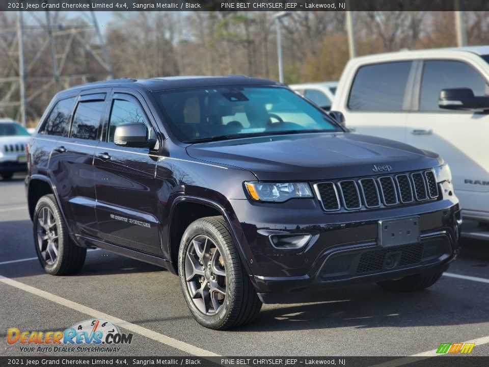 2021 Jeep Grand Cherokee Limited 4x4 Sangria Metallic / Black Photo #3