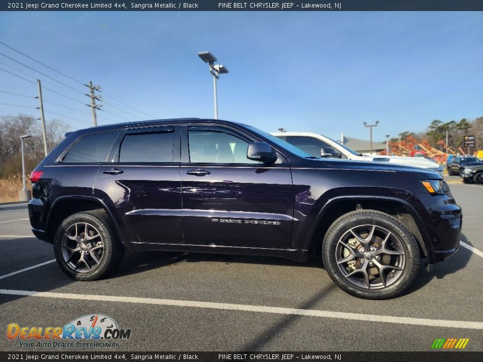 2021 Jeep Grand Cherokee Limited 4x4 Sangria Metallic / Black Photo #4