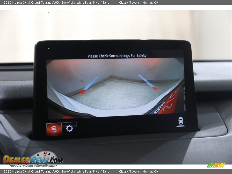 2020 Mazda CX-9 Grand Touring AWD Snowflake White Pearl Mica / Sand Photo #13