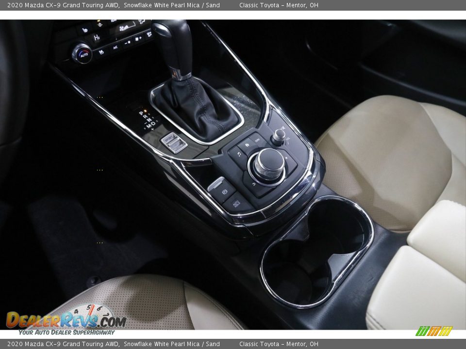 2020 Mazda CX-9 Grand Touring AWD Snowflake White Pearl Mica / Sand Photo #15