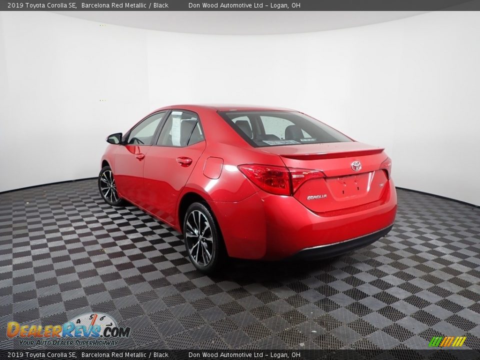 2019 Toyota Corolla SE Barcelona Red Metallic / Black Photo #6