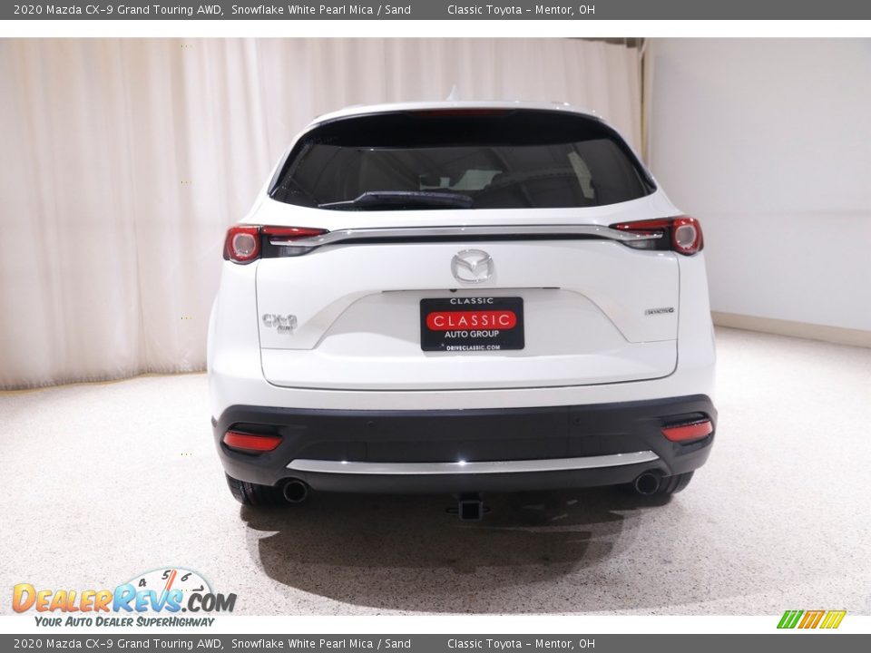 2020 Mazda CX-9 Grand Touring AWD Snowflake White Pearl Mica / Sand Photo #20