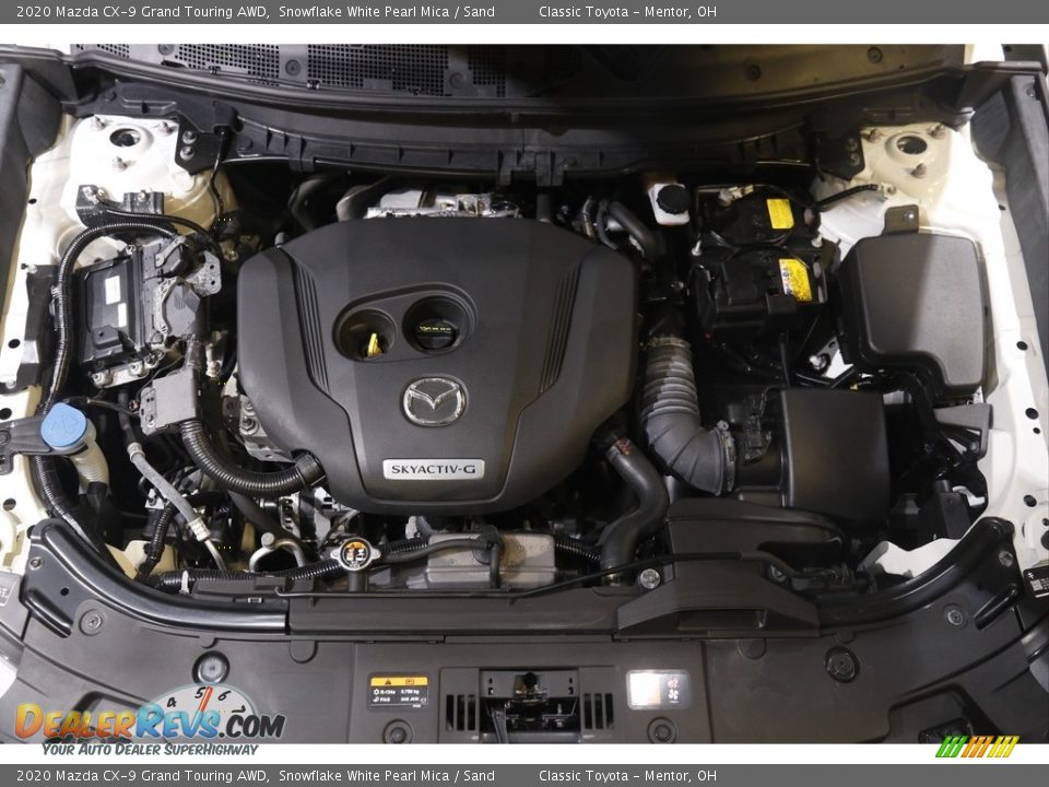 2020 Mazda CX-9 Grand Touring AWD Snowflake White Pearl Mica / Sand Photo #21