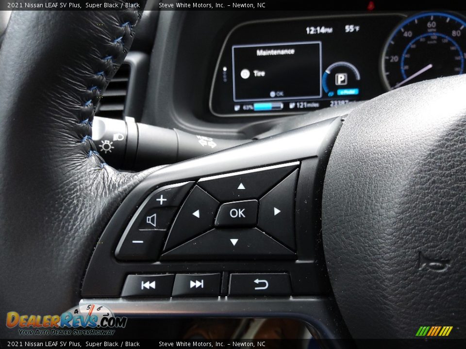 2021 Nissan LEAF SV Plus Steering Wheel Photo #20