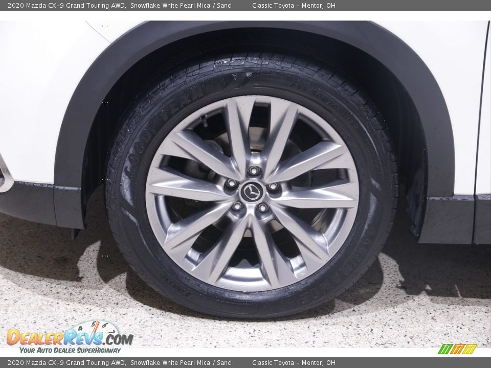 2020 Mazda CX-9 Grand Touring AWD Snowflake White Pearl Mica / Sand Photo #22