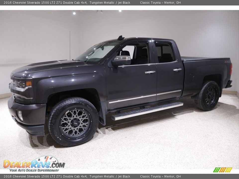 Tungsten Metallic 2016 Chevrolet Silverado 1500 LTZ Z71 Double Cab 4x4 Photo #3