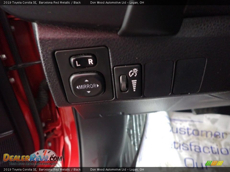 2019 Toyota Corolla SE Barcelona Red Metallic / Black Photo #15