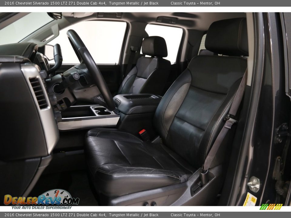 Front Seat of 2016 Chevrolet Silverado 1500 LTZ Z71 Double Cab 4x4 Photo #5