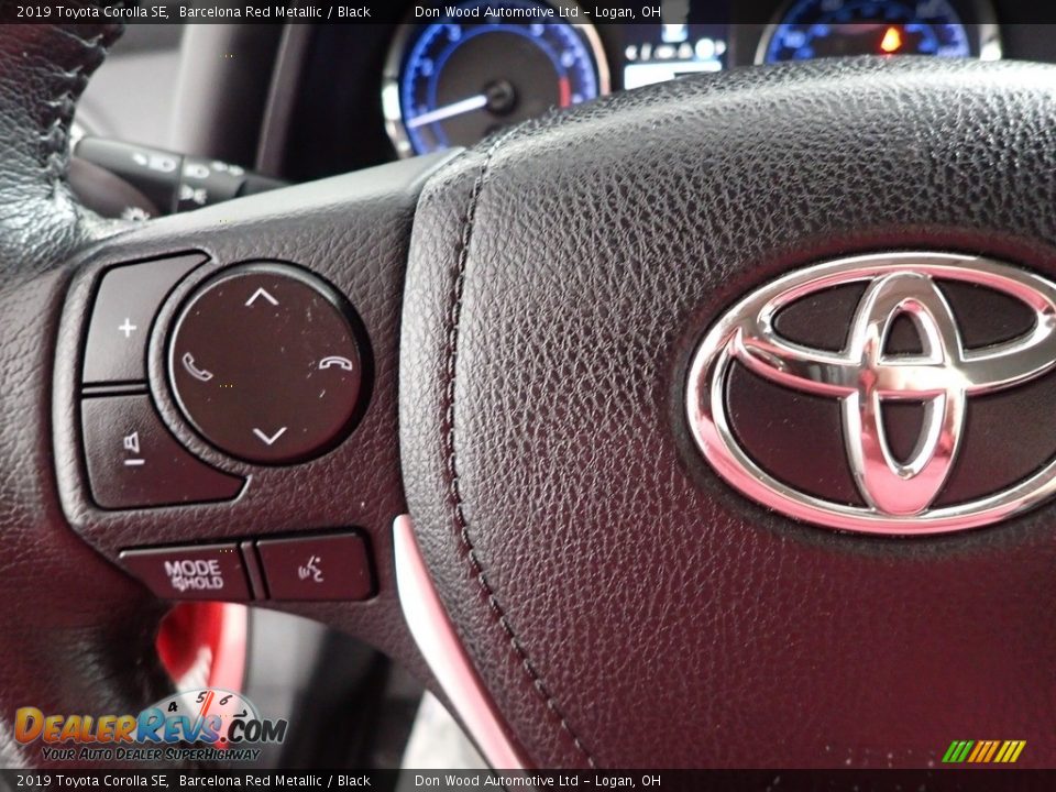 2019 Toyota Corolla SE Barcelona Red Metallic / Black Photo #16