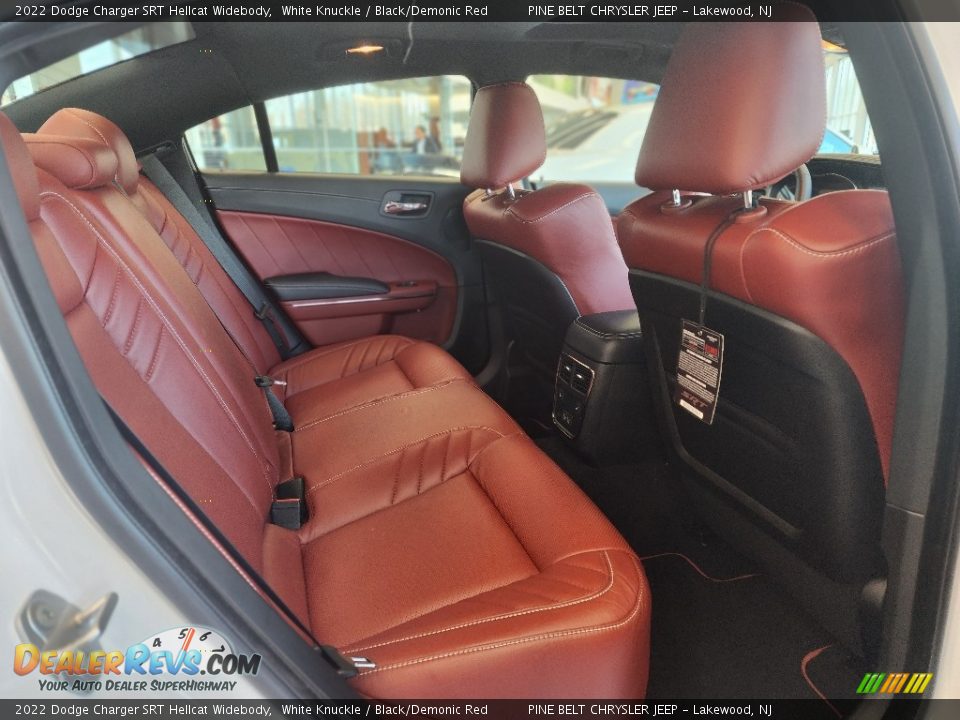 Rear Seat of 2022 Dodge Charger SRT Hellcat Widebody Photo #10