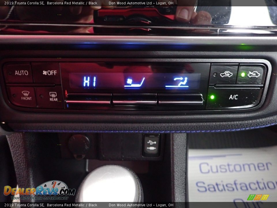 2019 Toyota Corolla SE Barcelona Red Metallic / Black Photo #19