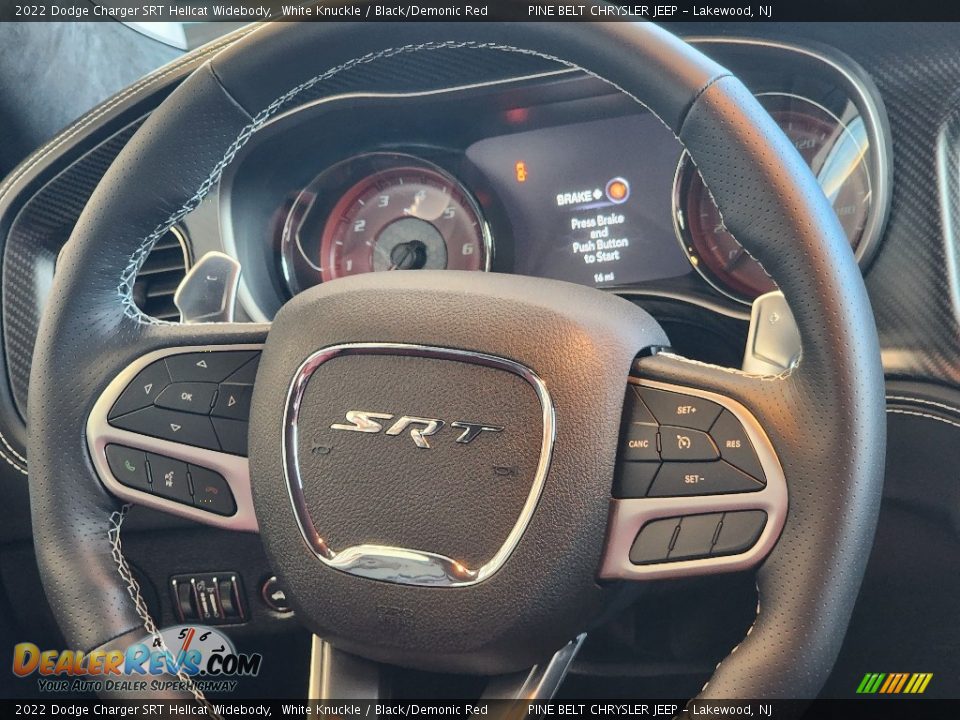 2022 Dodge Charger SRT Hellcat Widebody Steering Wheel Photo #13