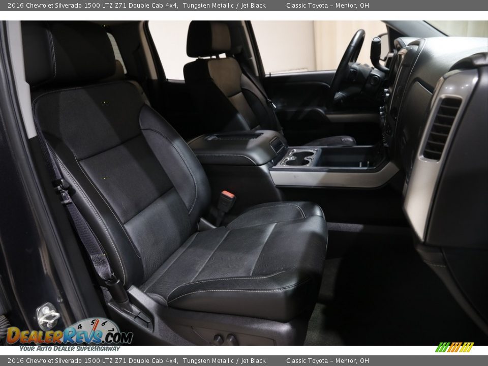 2016 Chevrolet Silverado 1500 LTZ Z71 Double Cab 4x4 Tungsten Metallic / Jet Black Photo #17