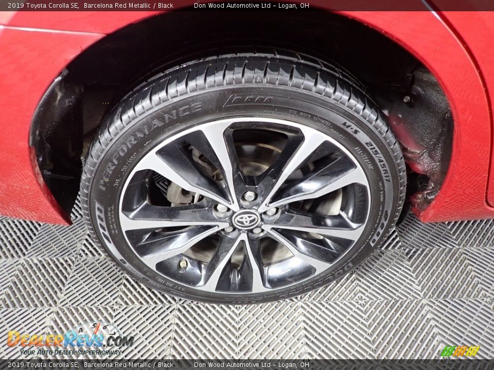 2019 Toyota Corolla SE Barcelona Red Metallic / Black Photo #29
