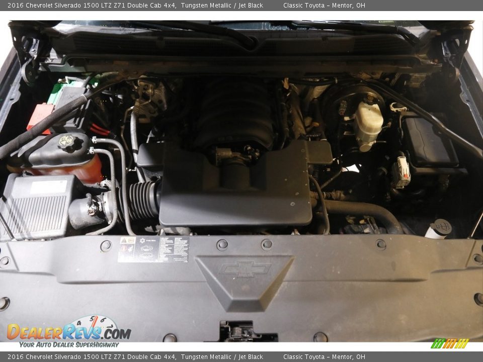 2016 Chevrolet Silverado 1500 LTZ Z71 Double Cab 4x4 Tungsten Metallic / Jet Black Photo #21