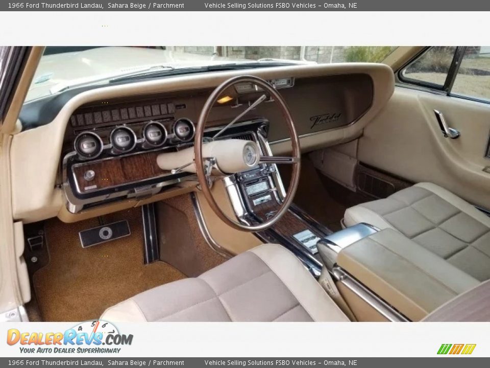 Front Seat of 1966 Ford Thunderbird Landau Photo #6