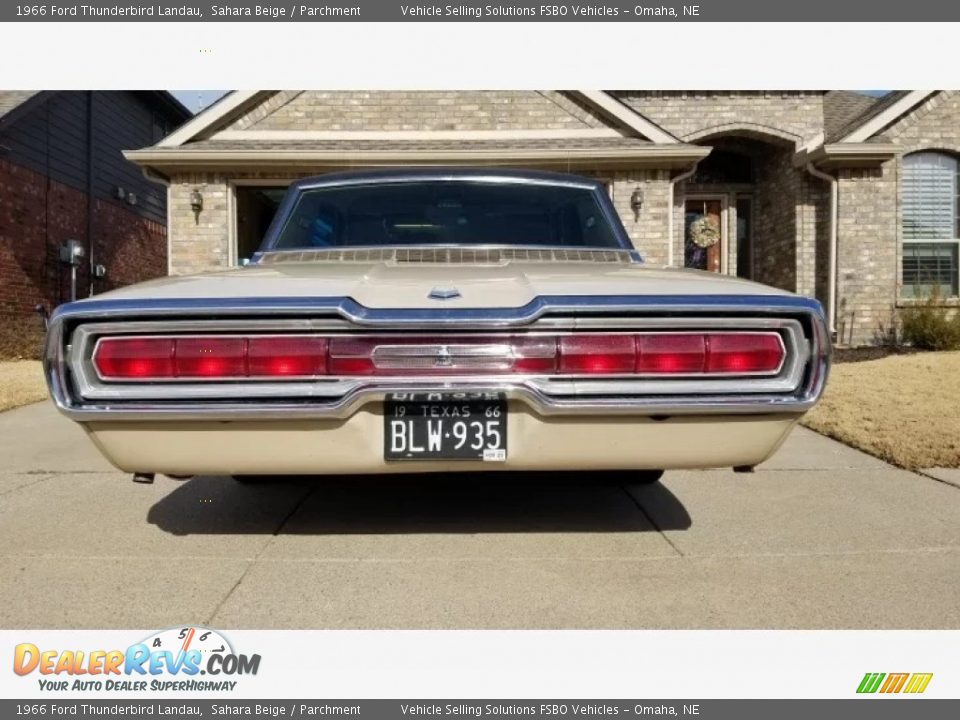 1966 Ford Thunderbird Landau Sahara Beige / Parchment Photo #8