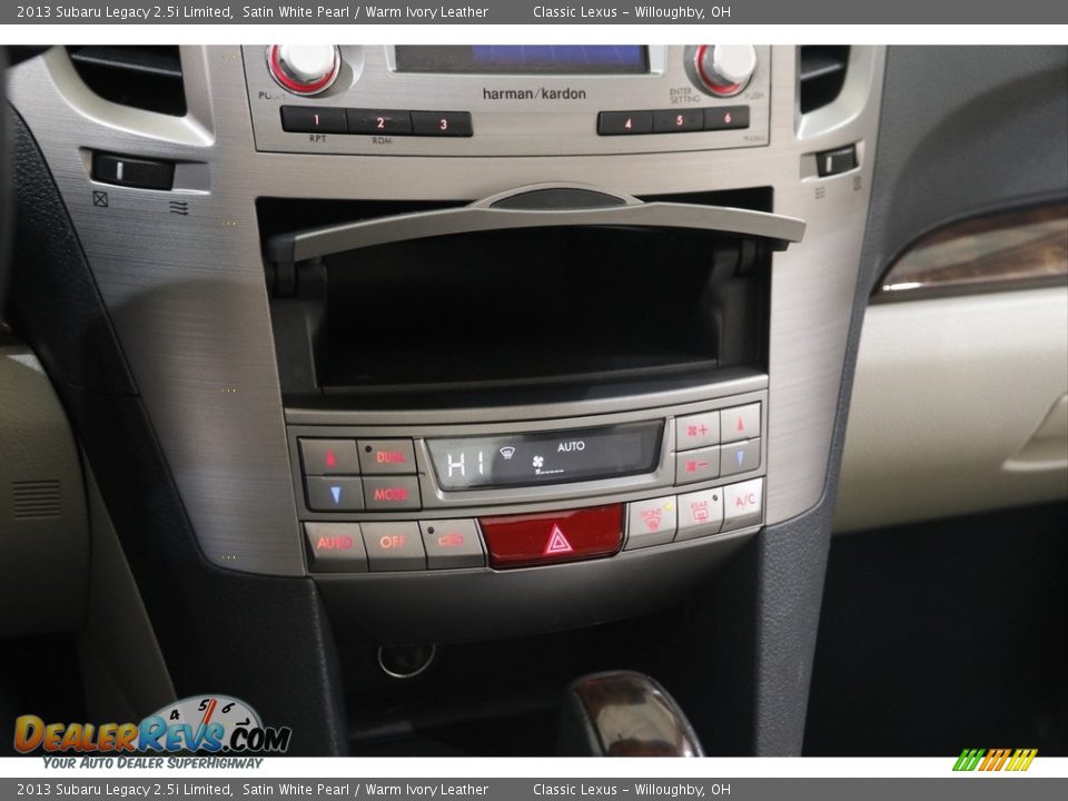 Controls of 2013 Subaru Legacy 2.5i Limited Photo #12
