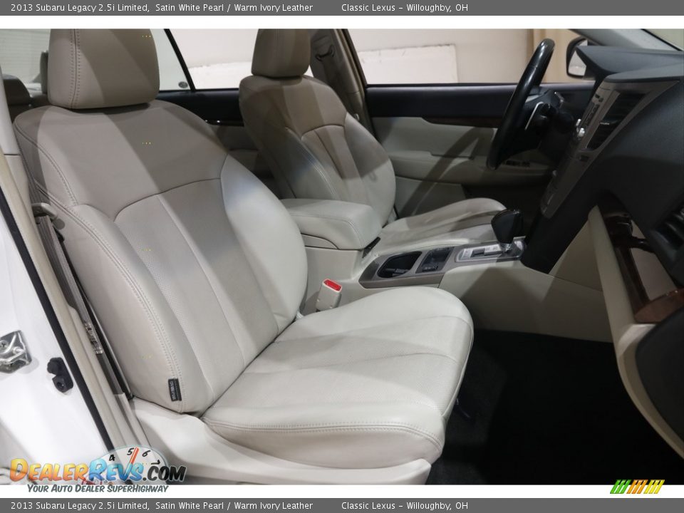 Front Seat of 2013 Subaru Legacy 2.5i Limited Photo #14