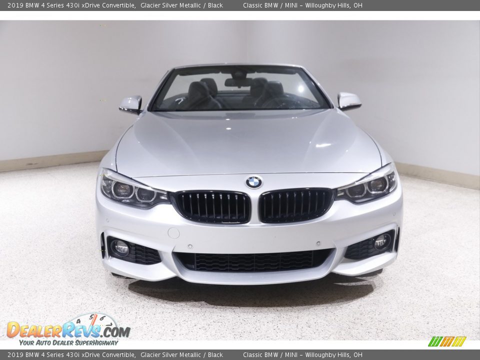 2019 BMW 4 Series 430i xDrive Convertible Glacier Silver Metallic / Black Photo #3