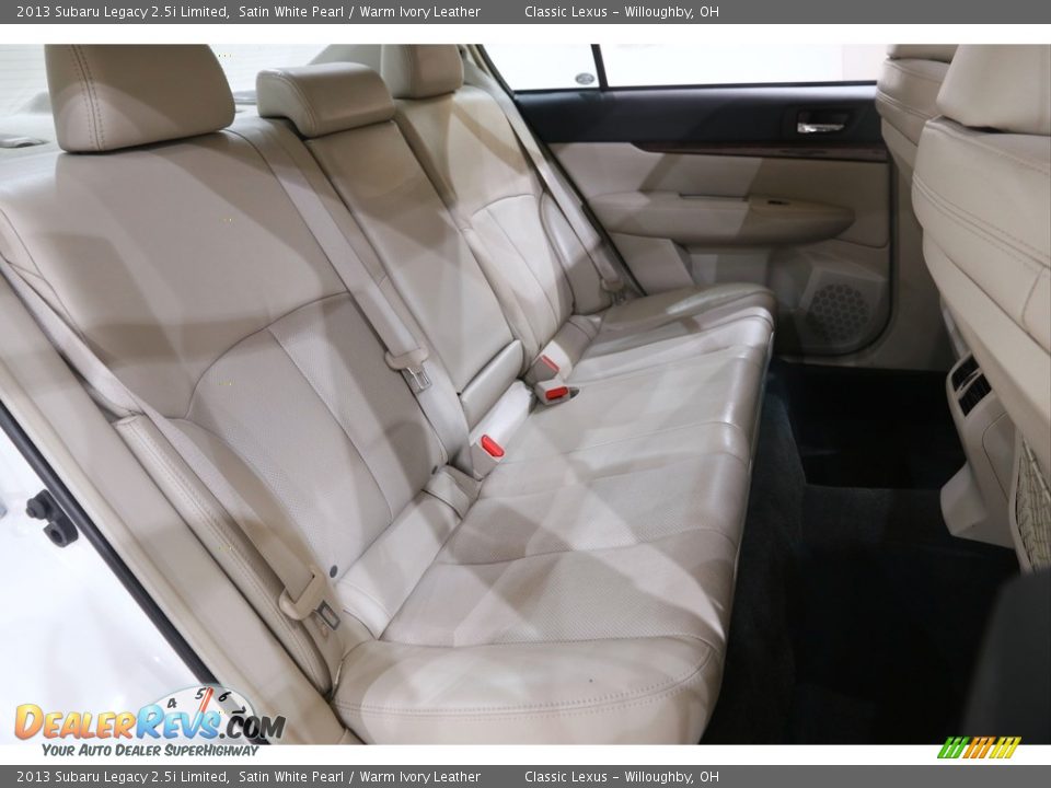 Rear Seat of 2013 Subaru Legacy 2.5i Limited Photo #15