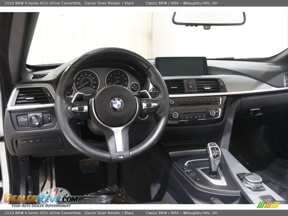 2019 BMW 4 Series 430i xDrive Convertible Glacier Silver Metallic / Black Photo #7