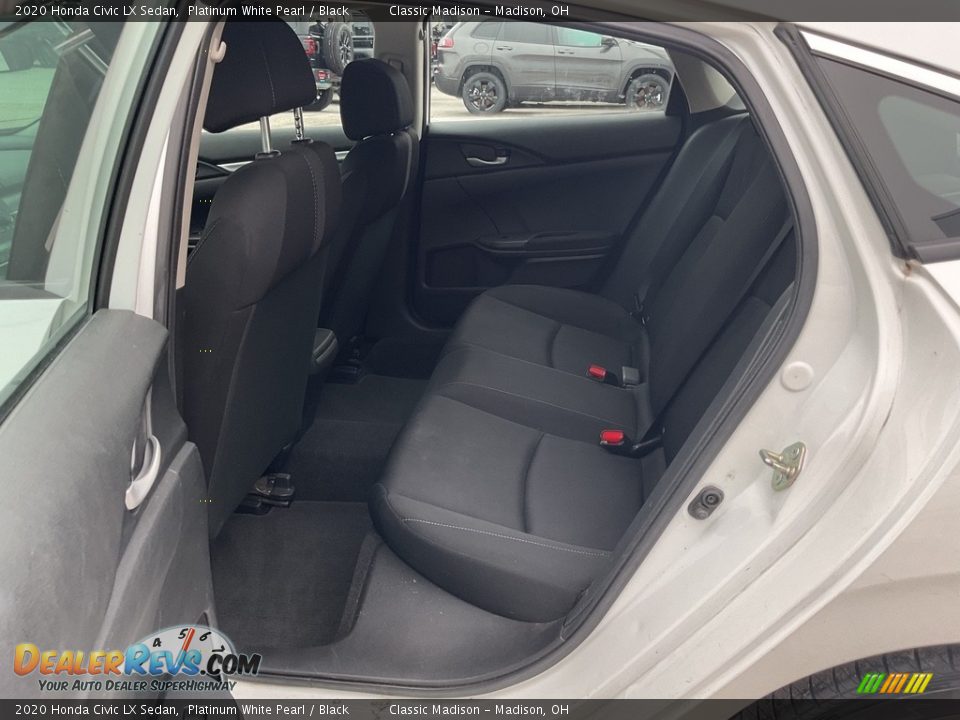 2020 Honda Civic LX Sedan Platinum White Pearl / Black Photo #3
