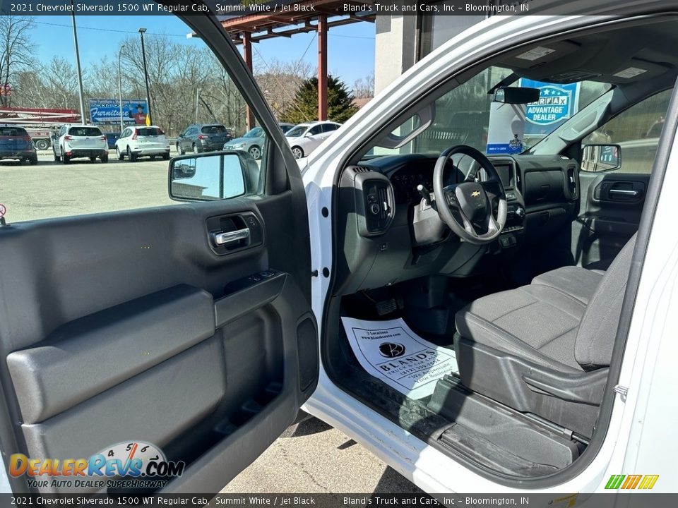 2021 Chevrolet Silverado 1500 WT Regular Cab Summit White / Jet Black Photo #3