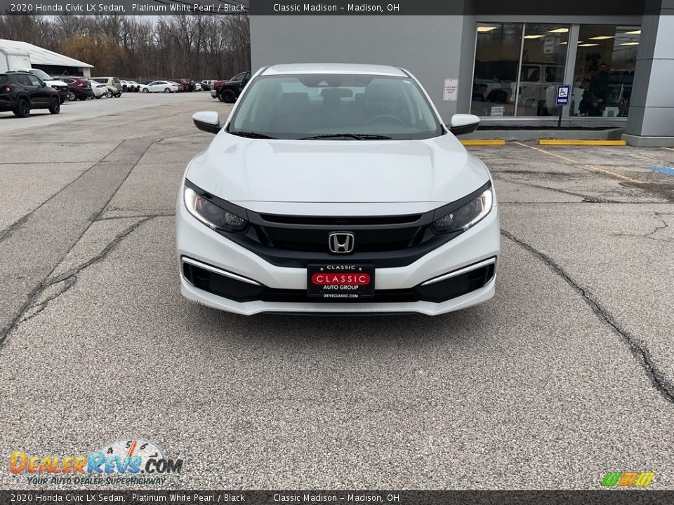 2020 Honda Civic LX Sedan Platinum White Pearl / Black Photo #11