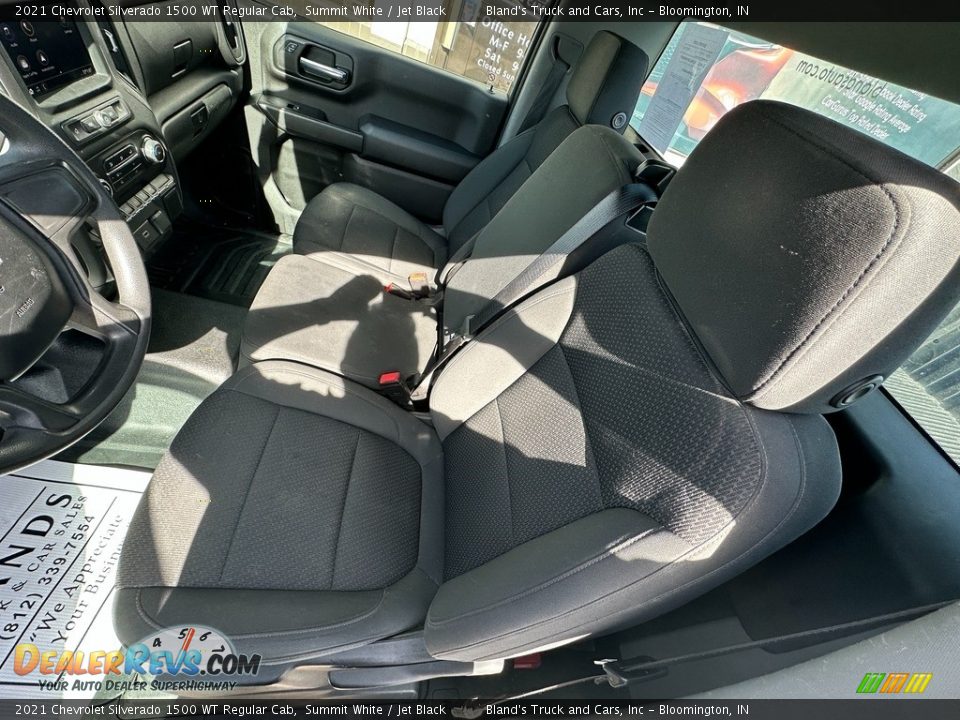 2021 Chevrolet Silverado 1500 WT Regular Cab Summit White / Jet Black Photo #8