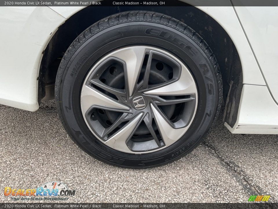 2020 Honda Civic LX Sedan Platinum White Pearl / Black Photo #14