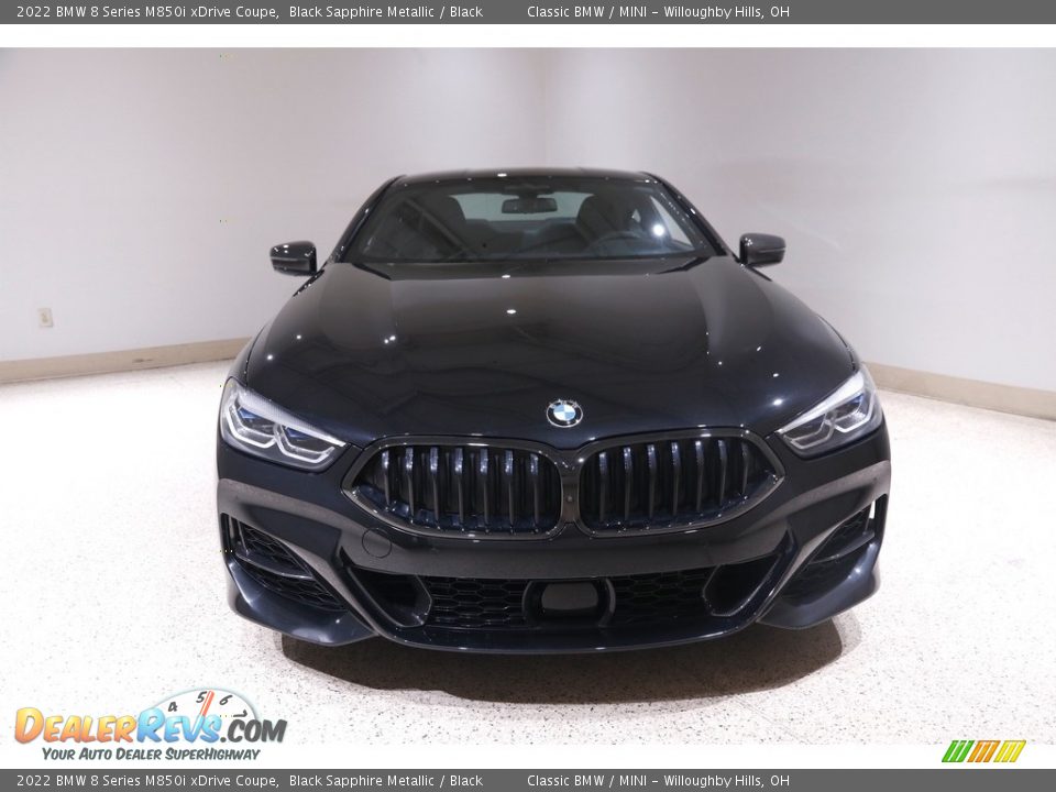 2022 BMW 8 Series M850i xDrive Coupe Black Sapphire Metallic / Black Photo #2
