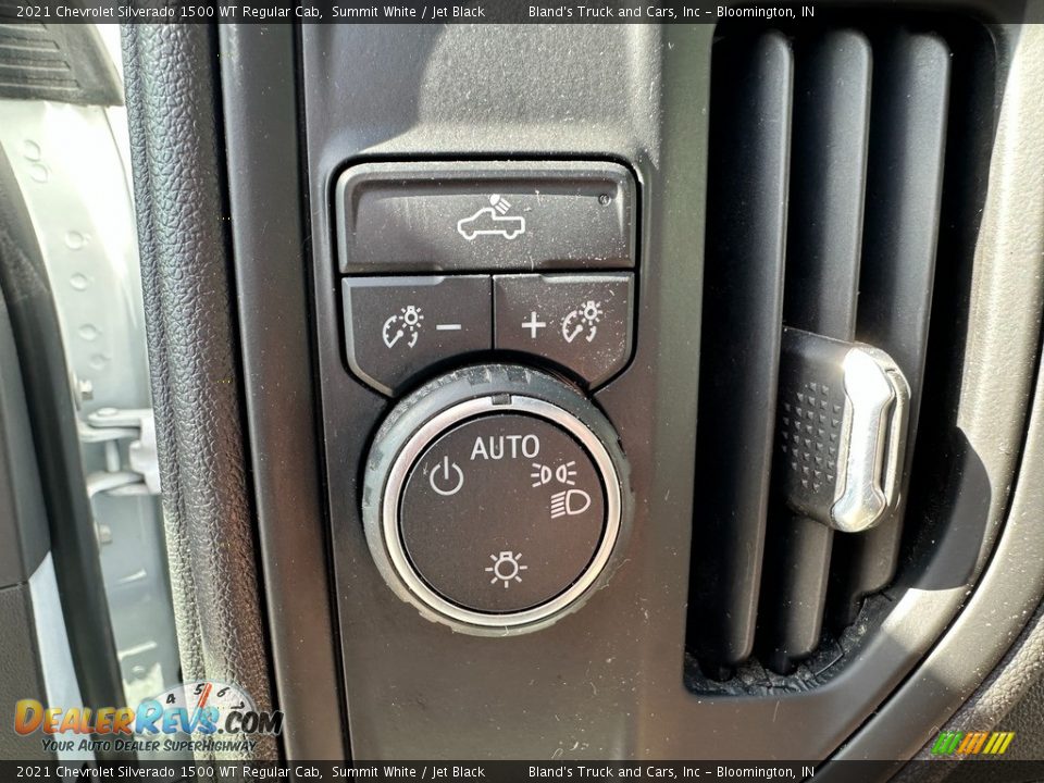 2021 Chevrolet Silverado 1500 WT Regular Cab Summit White / Jet Black Photo #10