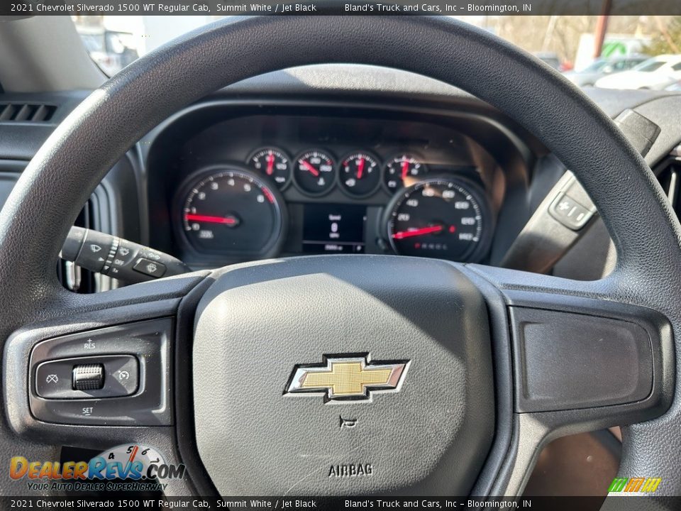 2021 Chevrolet Silverado 1500 WT Regular Cab Summit White / Jet Black Photo #11