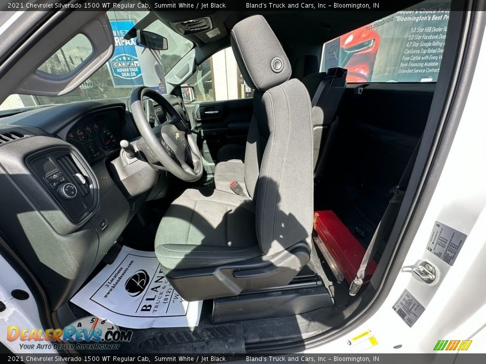 2021 Chevrolet Silverado 1500 WT Regular Cab Summit White / Jet Black Photo #25