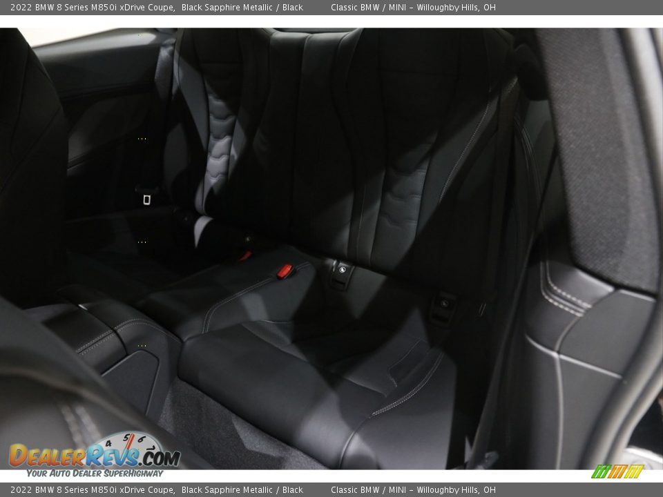 2022 BMW 8 Series M850i xDrive Coupe Black Sapphire Metallic / Black Photo #24