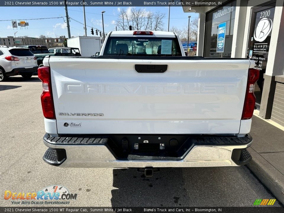 2021 Chevrolet Silverado 1500 WT Regular Cab Summit White / Jet Black Photo #28