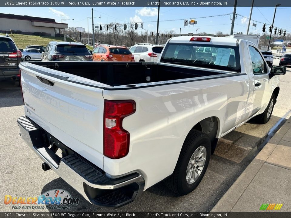 2021 Chevrolet Silverado 1500 WT Regular Cab Summit White / Jet Black Photo #32